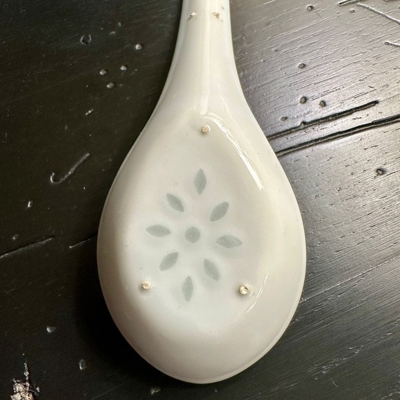 ANTIQUE, CHINESE RICE GRAIN, PORCELAIN, SOUP SPOON. TRADITIONAL BLUE & WHITE. - Picture 5 of 6